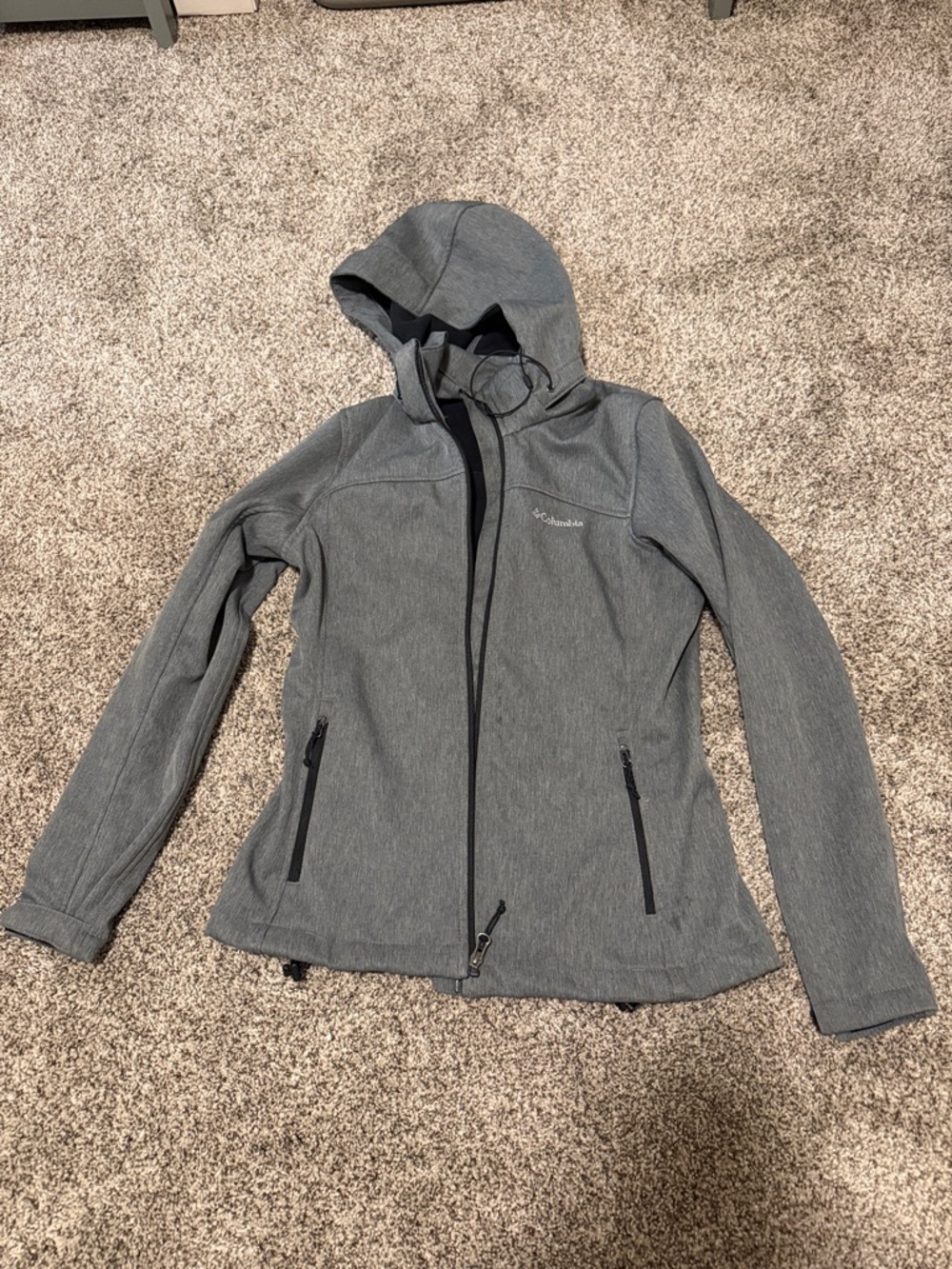 Columbia Women's Hooded Softshell Jacket - Gray Heather